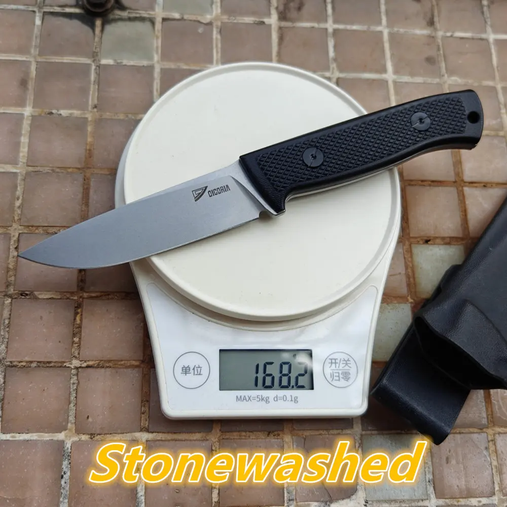 DICORIA cuchillo fijo EDC de acero con mango G10 para camping - imagen 2