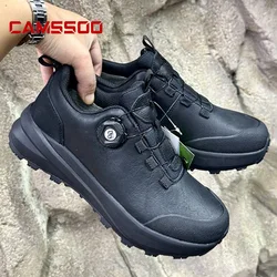 CAMSSOO Botas tácticas de piel – Senderismo montaña invierno hombre