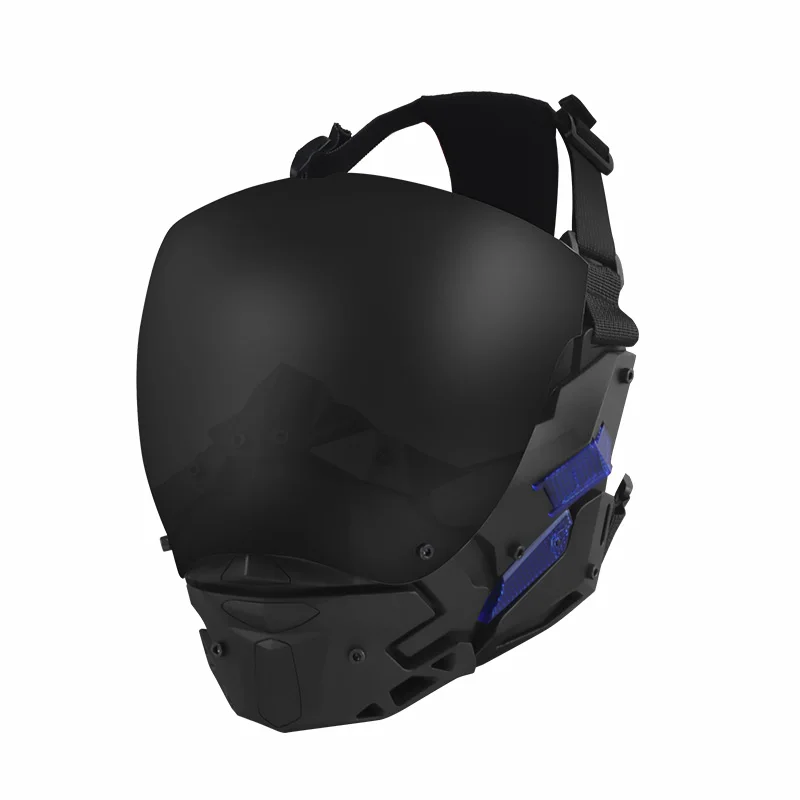 Máscara facial táctica antiniebla desmontable – Airsoft y paintball - imagen 3