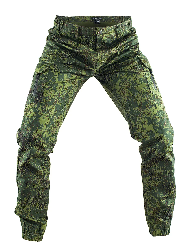 Pantalones tácticos camuflaje ruso impermeables para hombre