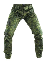 Pantalones tácticos camuflaje ruso impermeables para hombre