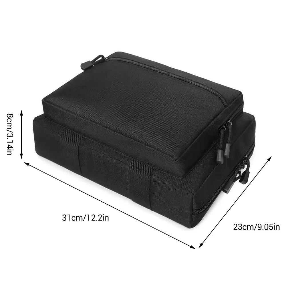 Funda pistola táctica lona – Doble capa con compartimento visor - imagen 3