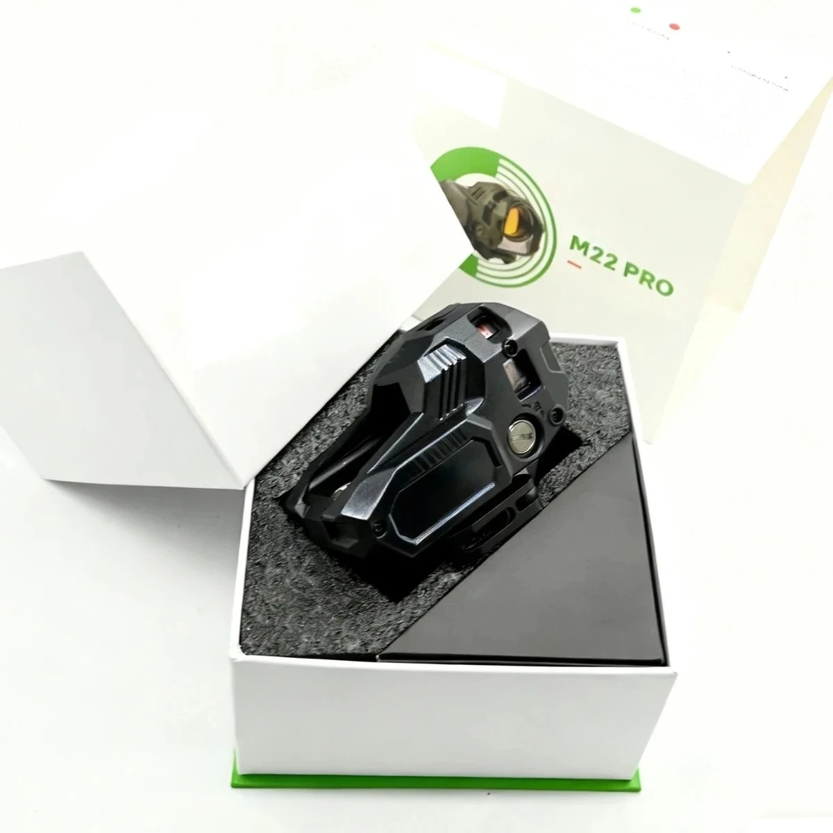 Mira reflex táctica M22 PRO con punto rojo y fibra óptica real - imagen 4