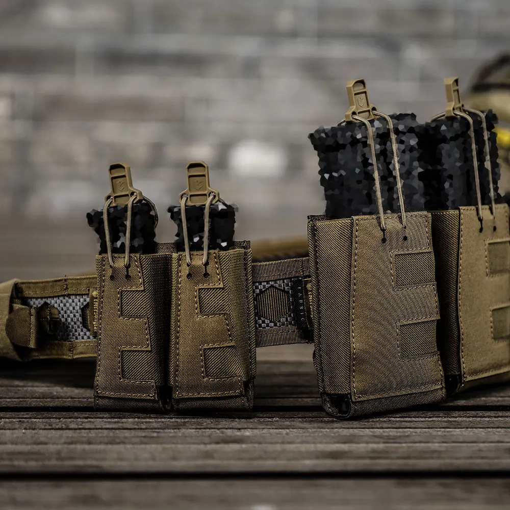 Emersongear bolsa táctica pistola doble compartimento en V nailon - imagen 5