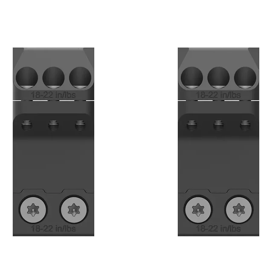 Vector Optics anillas para visor de acero perfil bajo medio alto - imagen 3