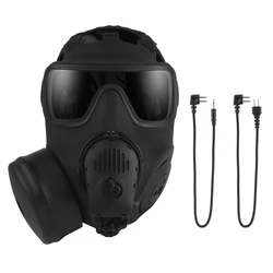 Máscara antigás táctica M53 con ventilación y micrófono para airsoft