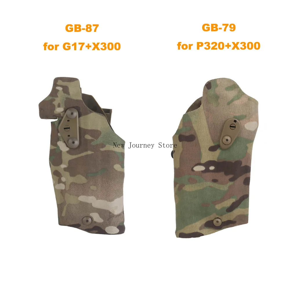 Funda táctica Glock G17/G19 con adaptador QLS para X300 - imagen 4