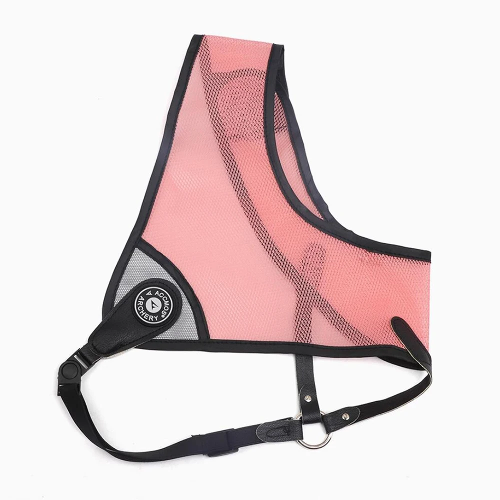 Protector de pecho tiro con arco de malla nailon ajustable - imagen 3