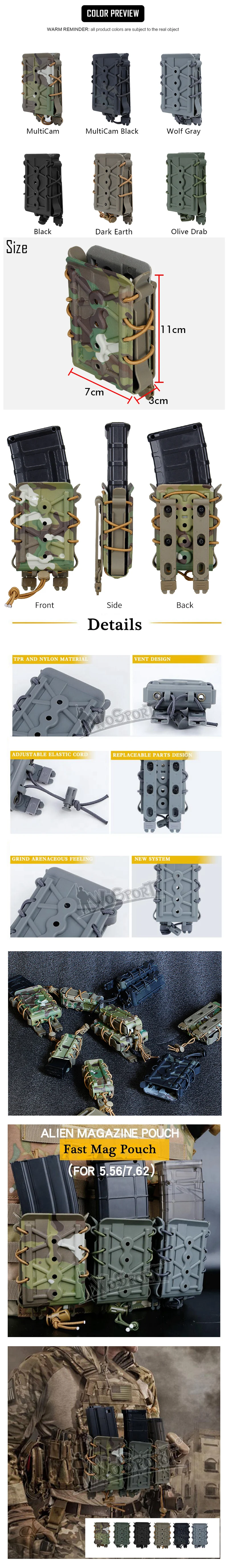 Portacargadores portátil Molle para caza