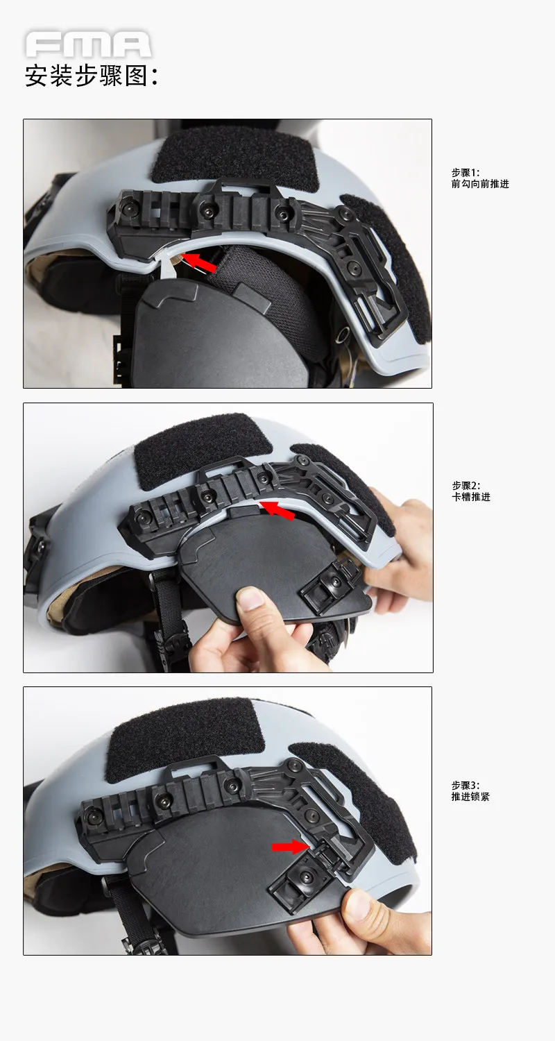 Aspecto del accesorio en configuración de casco