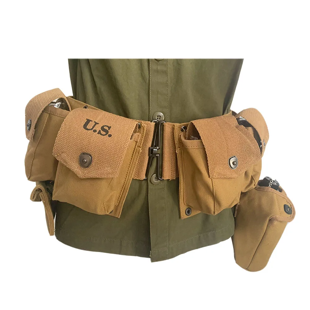 Mochila militar M36 lona WW2 réplica histórica - imagen 5