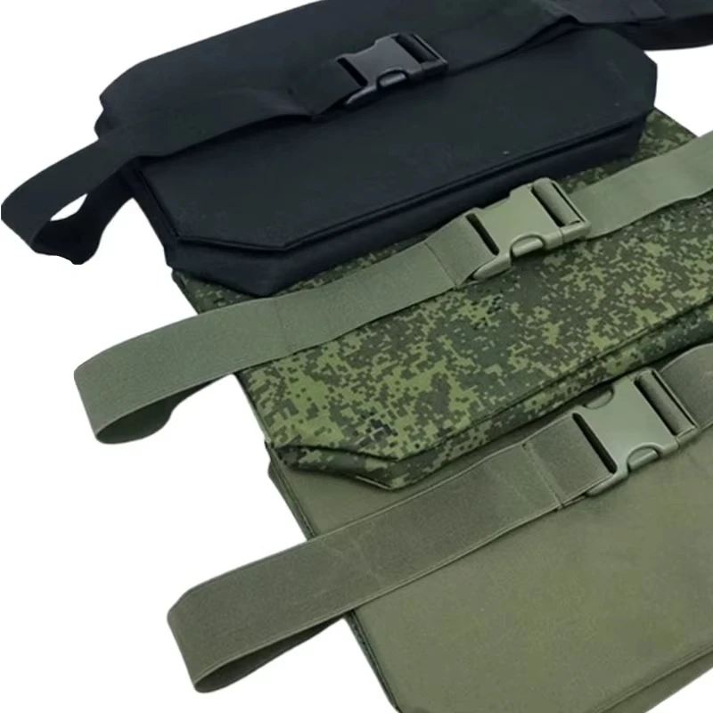 Cojín de cadera táctico plegable con cinturón elástico impermeable - imagen 3