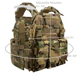 EMERSONGEARS Chaleco táctico nailon liberación rápida