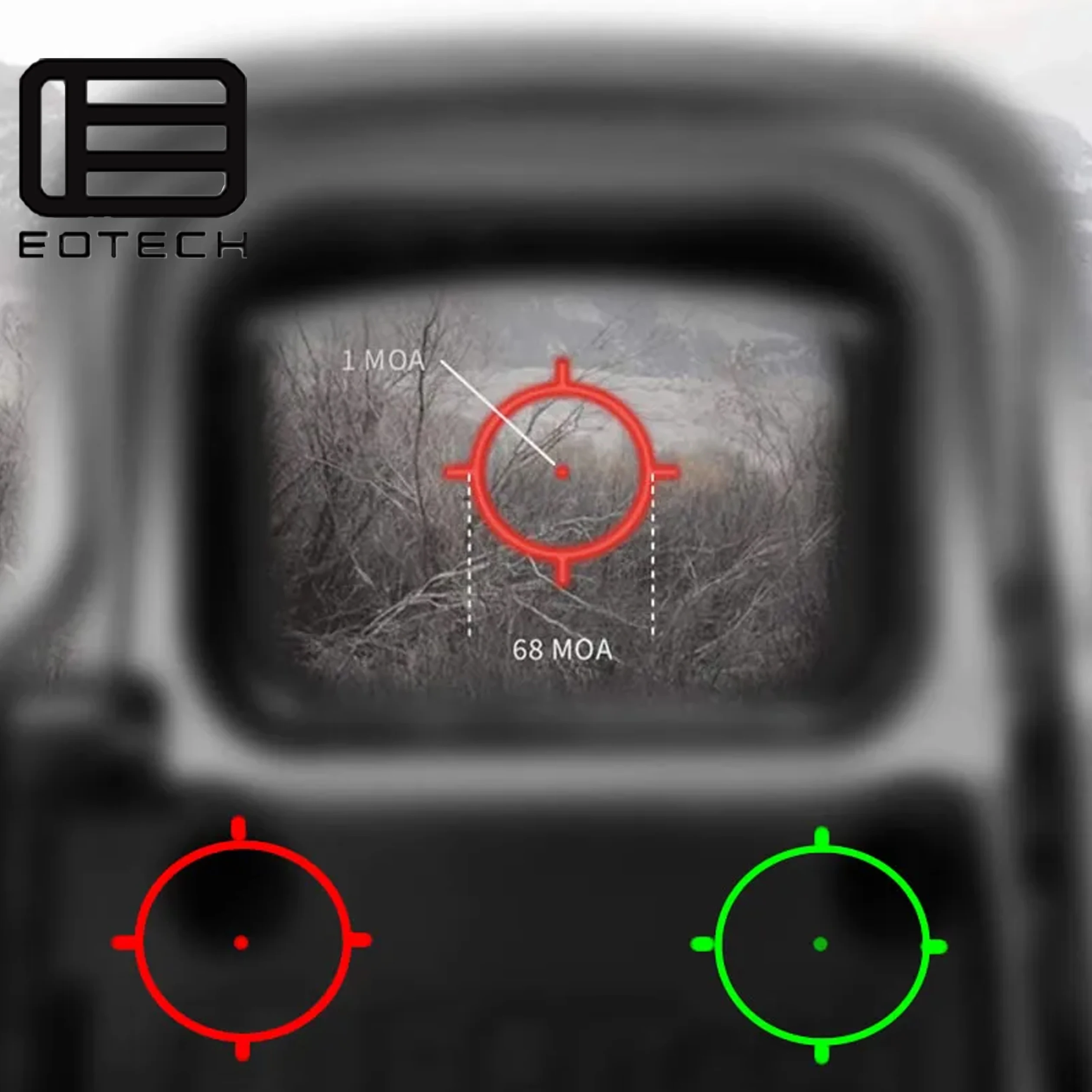 Eotech Red Dot 558 – Mira holográfica con aumentos 3x/5x y riel 20 - imagen 4