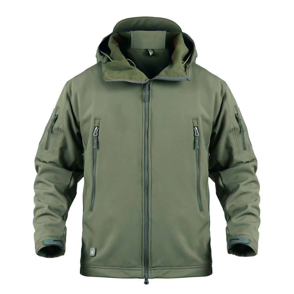 Chaqueta Lana Invierno con Capucha y Cremallera – Hombre Outdoor - imagen 4