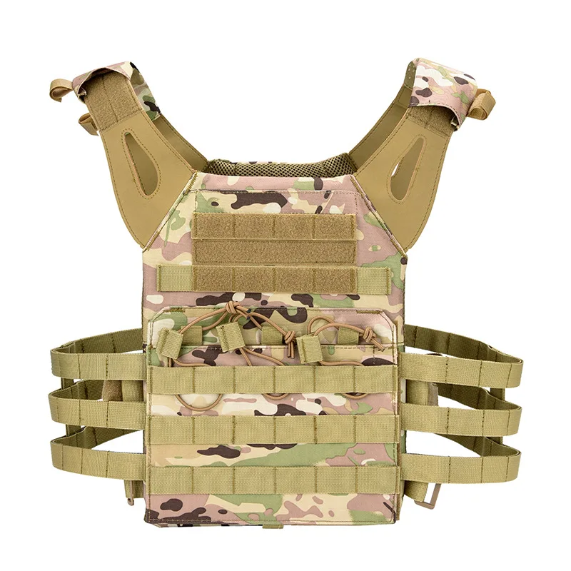 Chaleco Táctico JPC con liberación rápida y triple bolsa cargadores MOLLE para airsoft - imagen 3