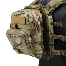 Fwoyonze bolsa hidratación táctica mini MOLLE para chaleco airsoft