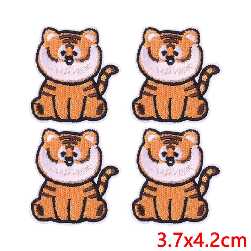 Parches termoadhesivos animales adorables pato rana tigre león oso - imagen 5