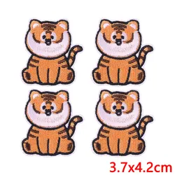 Parches termoadhesivos animales adorables pato rana tigre león oso