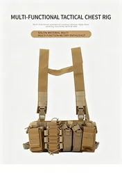 Chaleco táctico D-3 impermeable de nailon multifuncional exterior