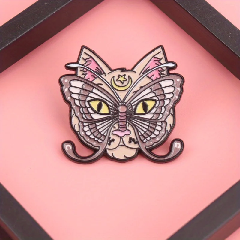 Pin Luna Mewtamorphosis gato celestial alas mariposa y estrellas - imagen 3