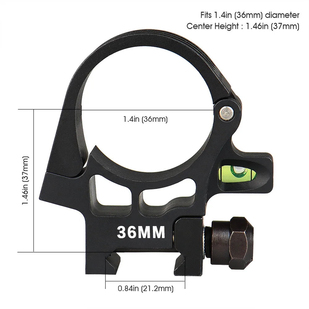 Soporte NVG PVS-18 para casco táctico con abrazadera aluminio tubular