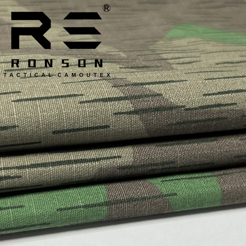 Tela táctica de camuflaje NYCO ripstop para uniforme