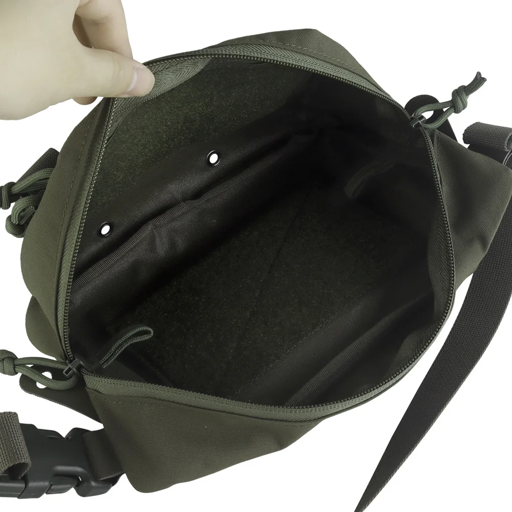 Chaleco Táctico 2 en 1 con MOLLE y Bolsa Rápida de Caza - imagen 2