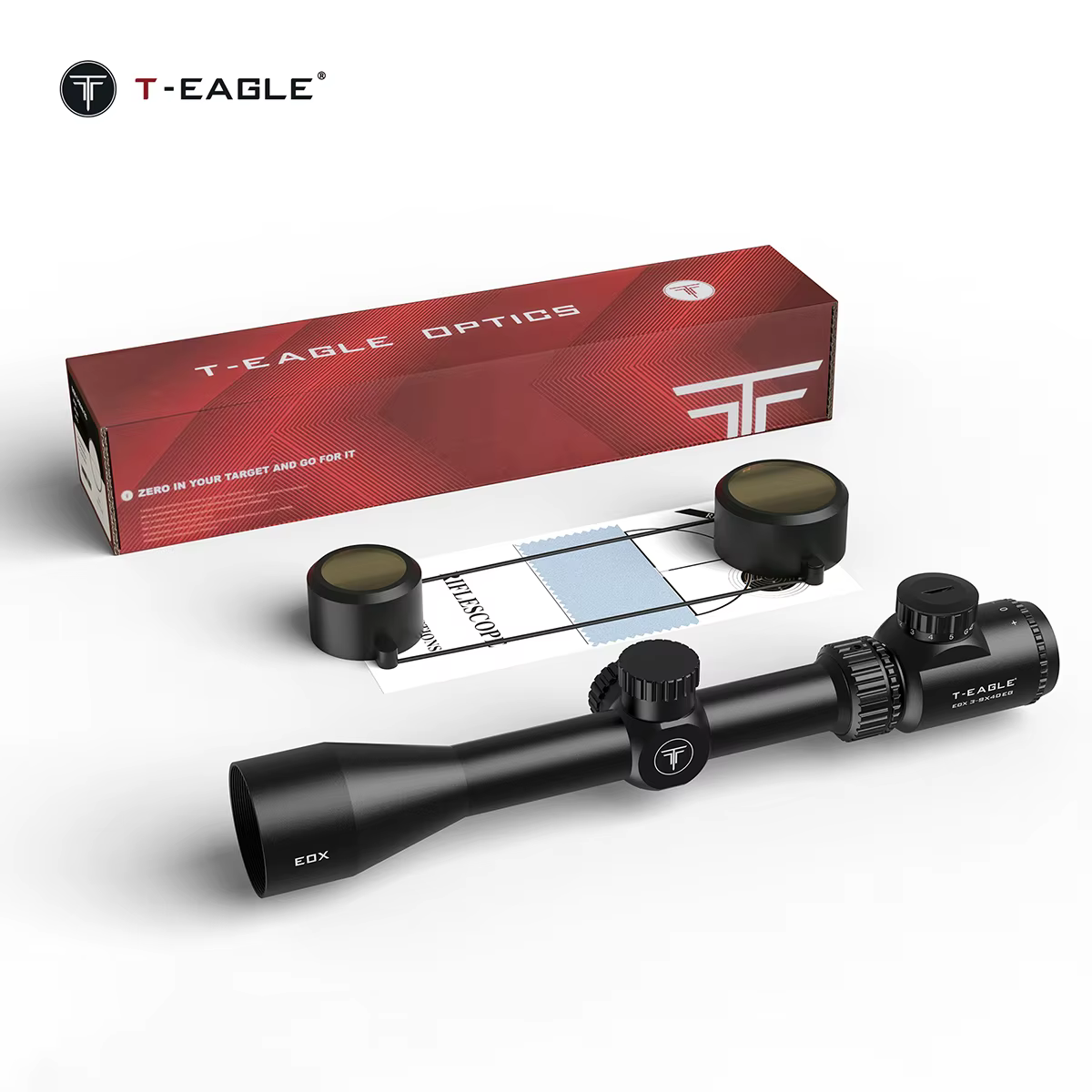 Mira telescópica táctica para rifle Airsoft con retícula roja y verde - imagen 3