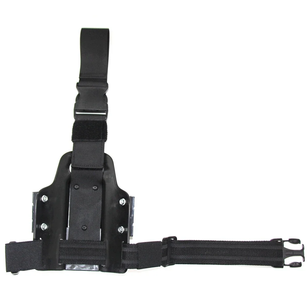 Funda táctica de muslo ajustable con portacargador para pistola - imagen 4
