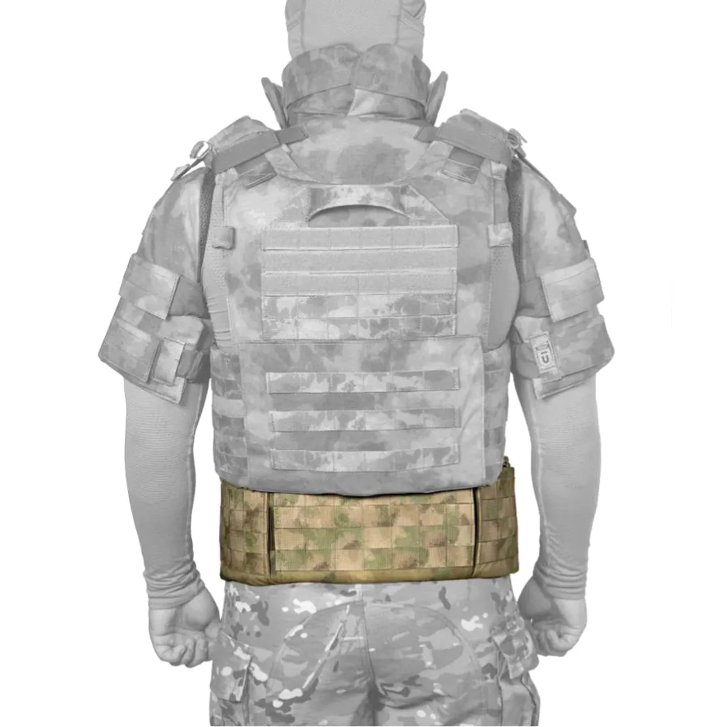 Cinturón táctico MOLLE ruso camuflado en forma de Y ajustable