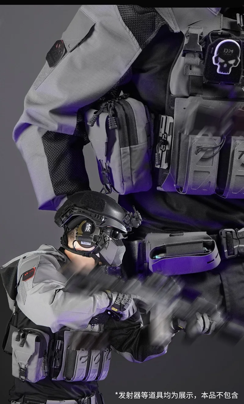 Detalle de anclaje MOLLE para sujeción