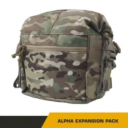 SS Alpha: Bolsa MOLLE acolchada para aparejo de pecho con carga