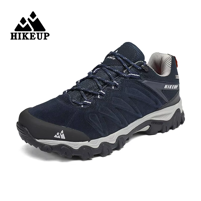 HIKEUP Zapatillas de senderismo antideslizantes para hombre, resistentes