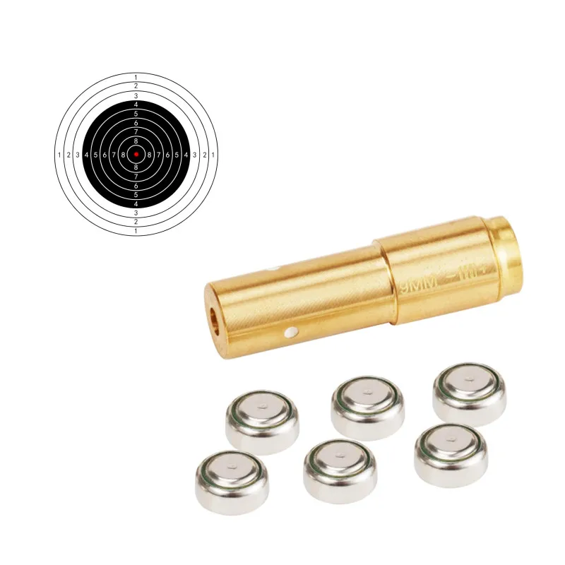 Mira láser de calibración de cañón rojo 12GA y rifle - imagen 4