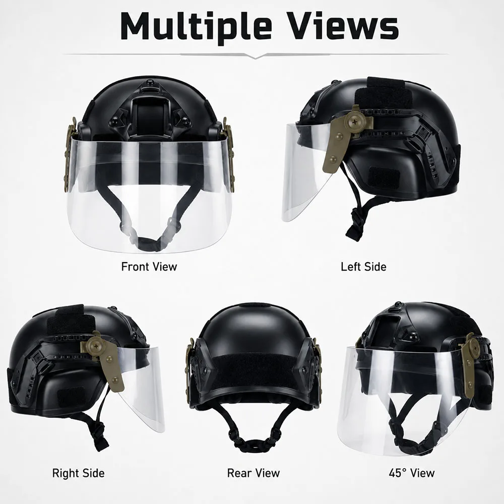 Casco táctico infantil MICH con NVG y luz infrarroja - imagen 5