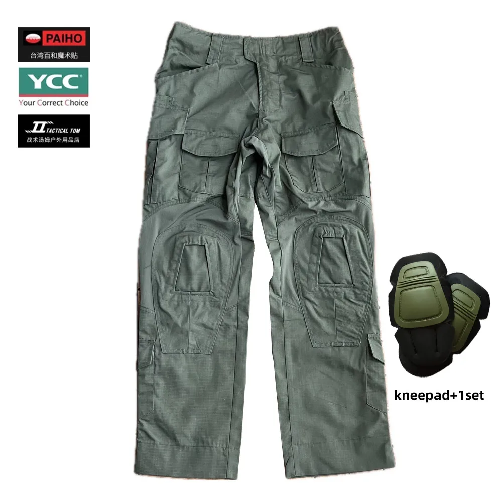 Tactical Tom GEN3 pantalones tácticos OD verde resistentes al desgarro