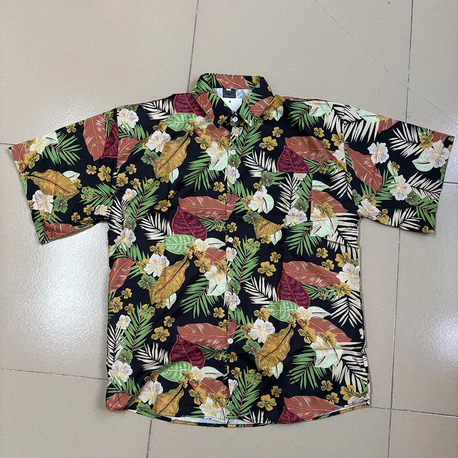 Camiseta táctica floral Hawaiana de fuerzas especiales para hombre - imagen 5