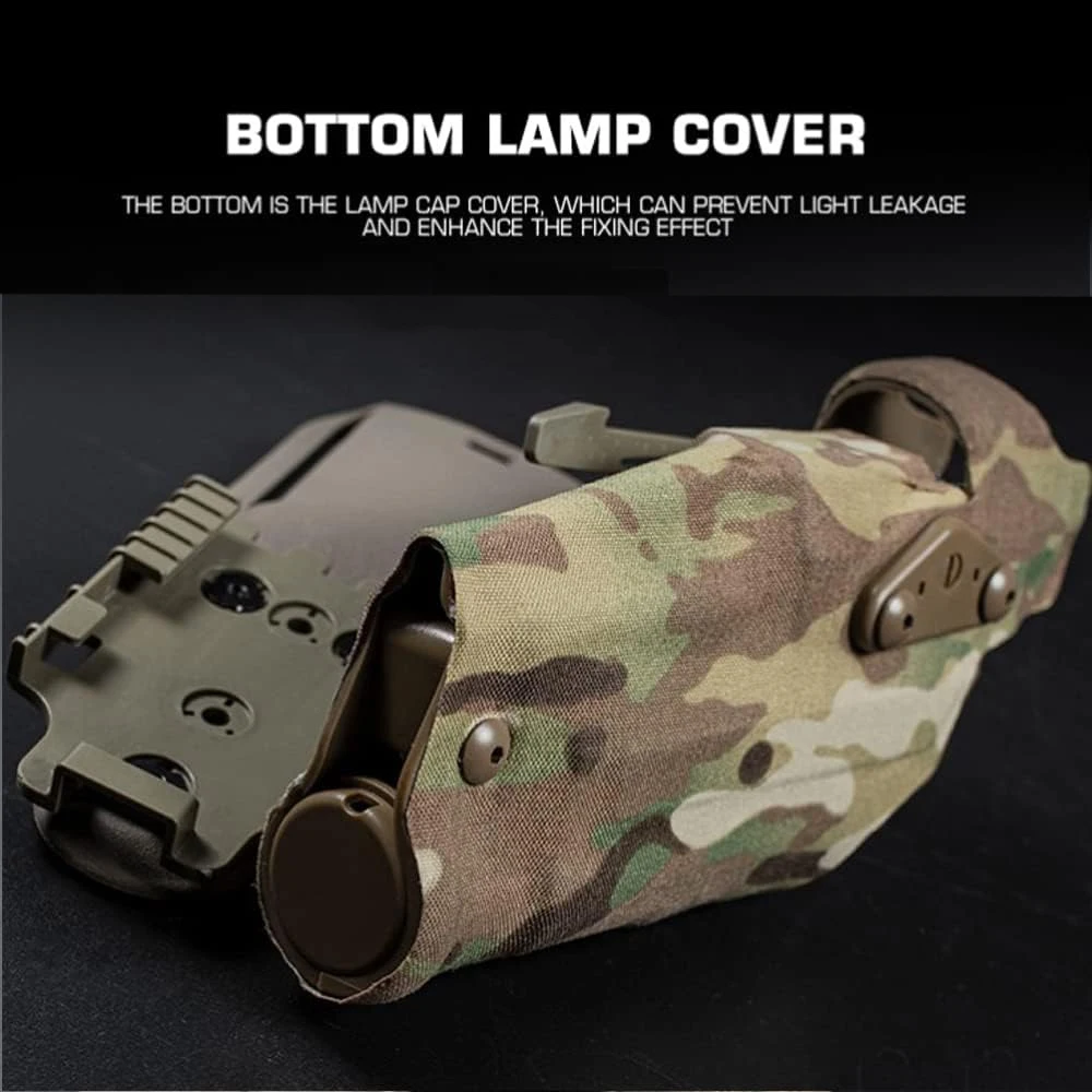 Funda táctica para pistola Glock izquierda con bloqueo rápido y X300 - imagen 5
