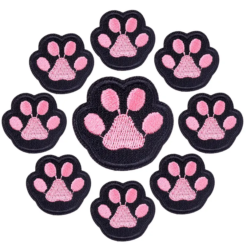 Parches bordados termoadhesivos garras gato para chaqueta - imagen 3