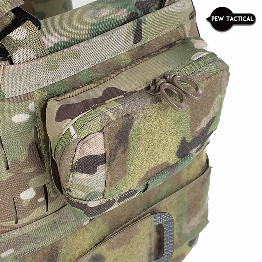 PEW TACTICAL Panel MOLLE para pecho - bolsa ligera Airsoft militar