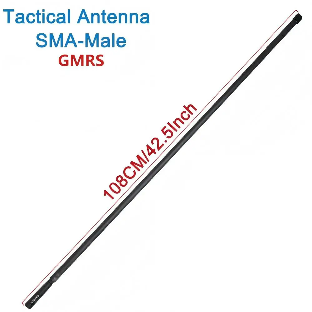 Conector SMA macho y formato táctico