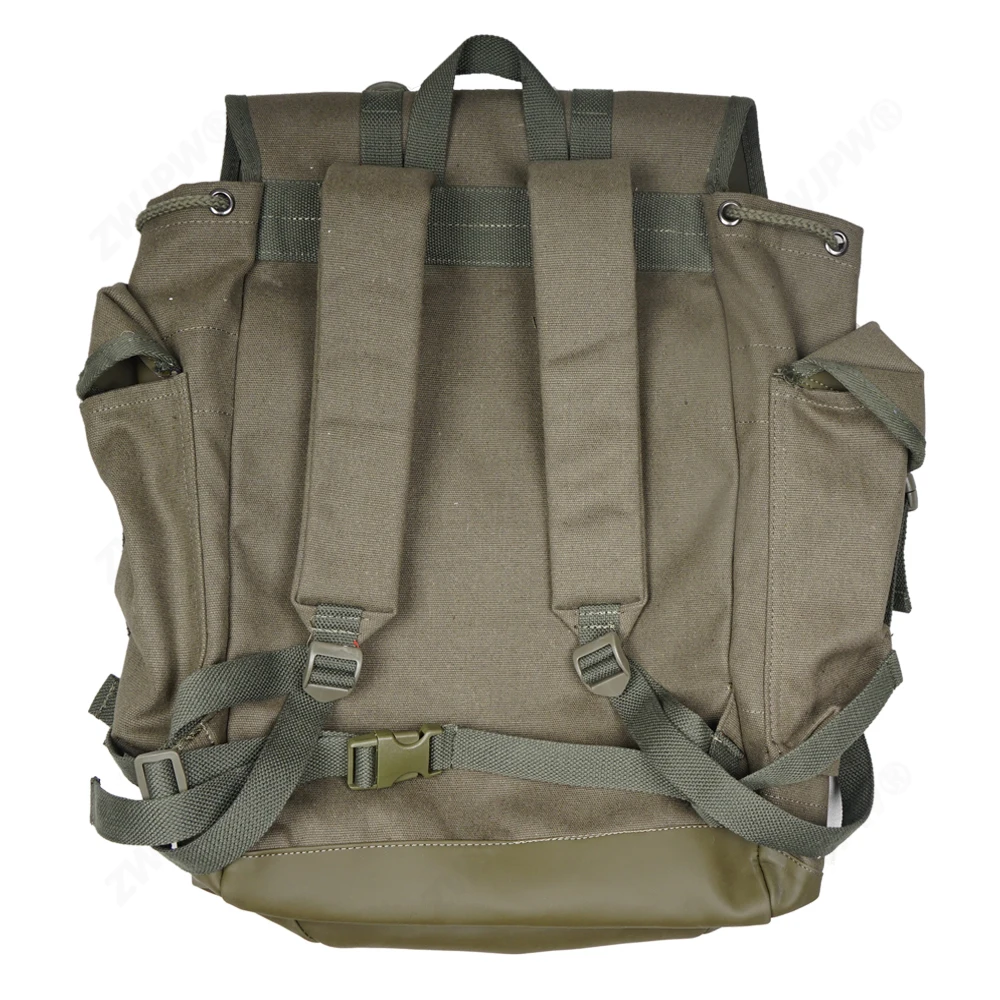 Mochila impermeable de lona gran capacidad estilo vintage para trekking - imagen 3