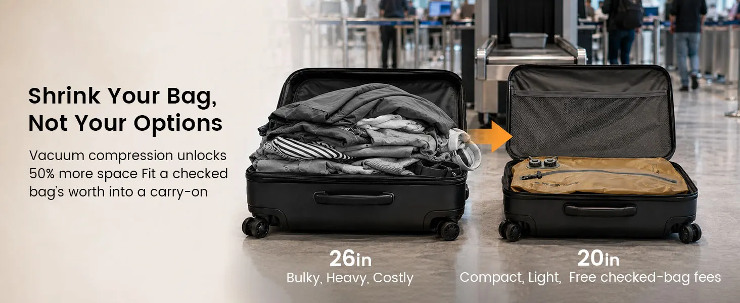Bolsa compacta y ligera