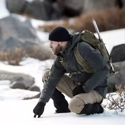 Chaqueta táctica camuflaje con capucha y concha suave piel tiburón