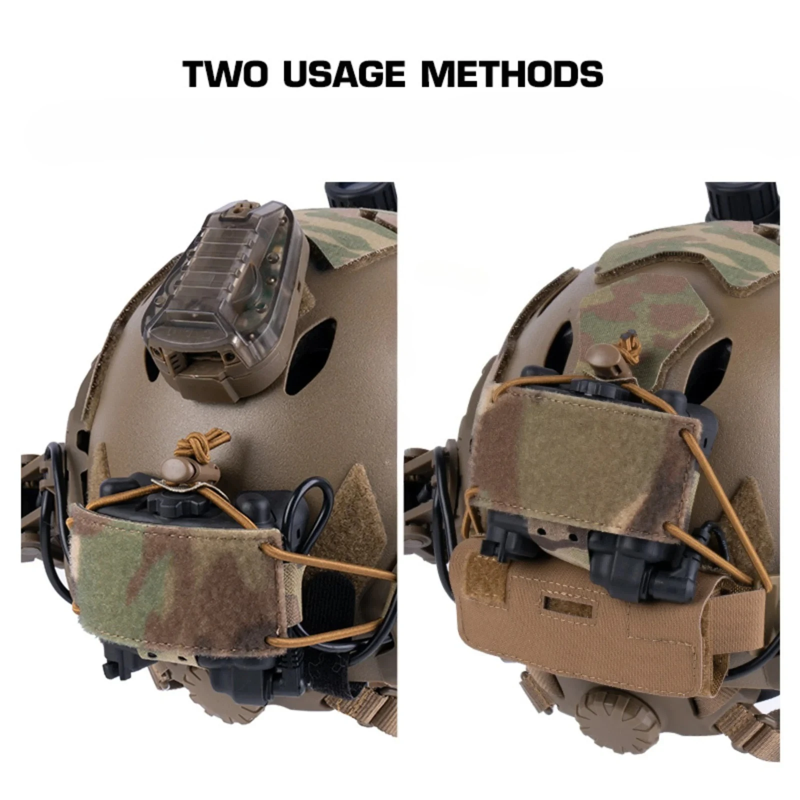 Bolsa portabatería NVG con contrapeso para casco táctico - imagen 3