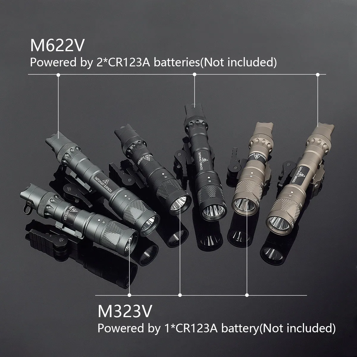 Linterna táctica IR Surefire Scout con montura QD para airsoft y caza - imagen 4