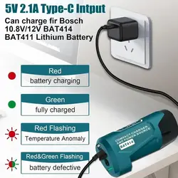 Bosch cargador USB-C y salida CC para batería Li-Ion