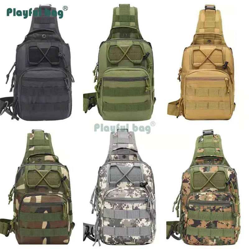 AVA135 Bolso de pecho táctico para hombre - bandolera multifuncional - imagen 2