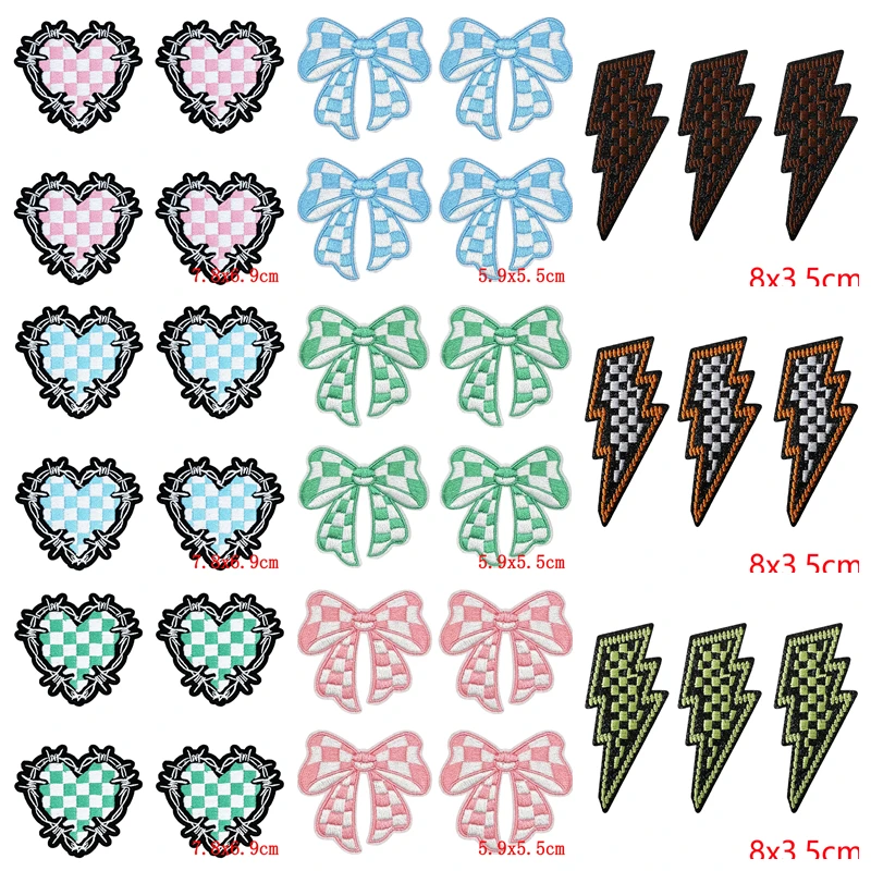 Set de parches bordados termoadhesivos Y2K para ropa y mochilas - imagen 4